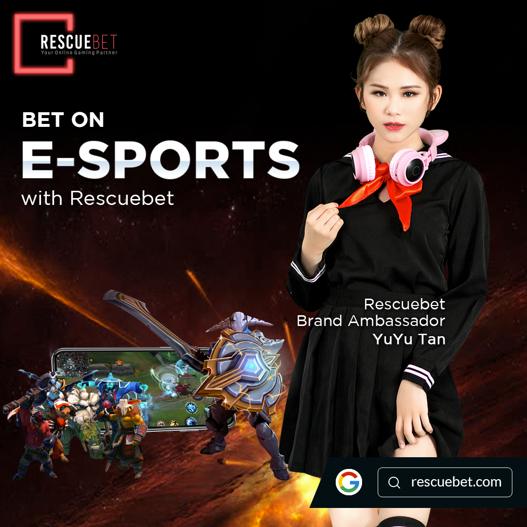 Yuyu Tan Promoting Rescuebet Esports Betting