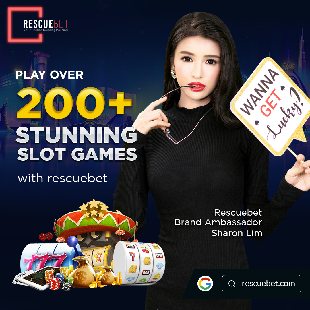 Sharon Lim Promoting Rescuebet Online Slot Games