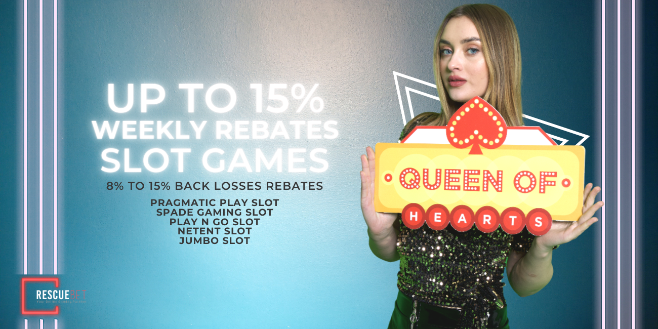 Slot Games 15% at RescueBet